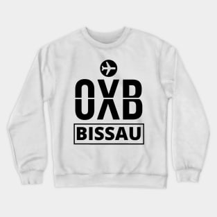 OXB - Bissau airport code Crewneck Sweatshirt